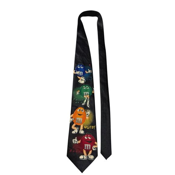 Ralph Marlin M&M’s With Glow Candy Novelty Necktie Polyester Vintage - Picture 2 of 7